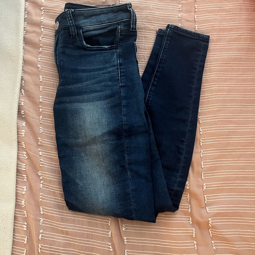 Women's Dark Blue Jeans